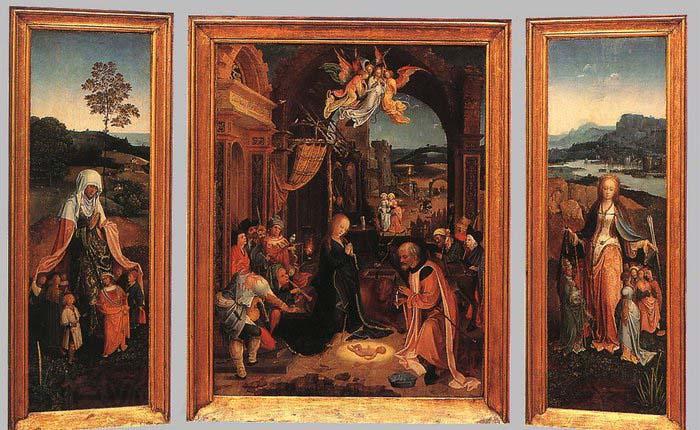 BEER, Jan de Triptych Norge oil painting art